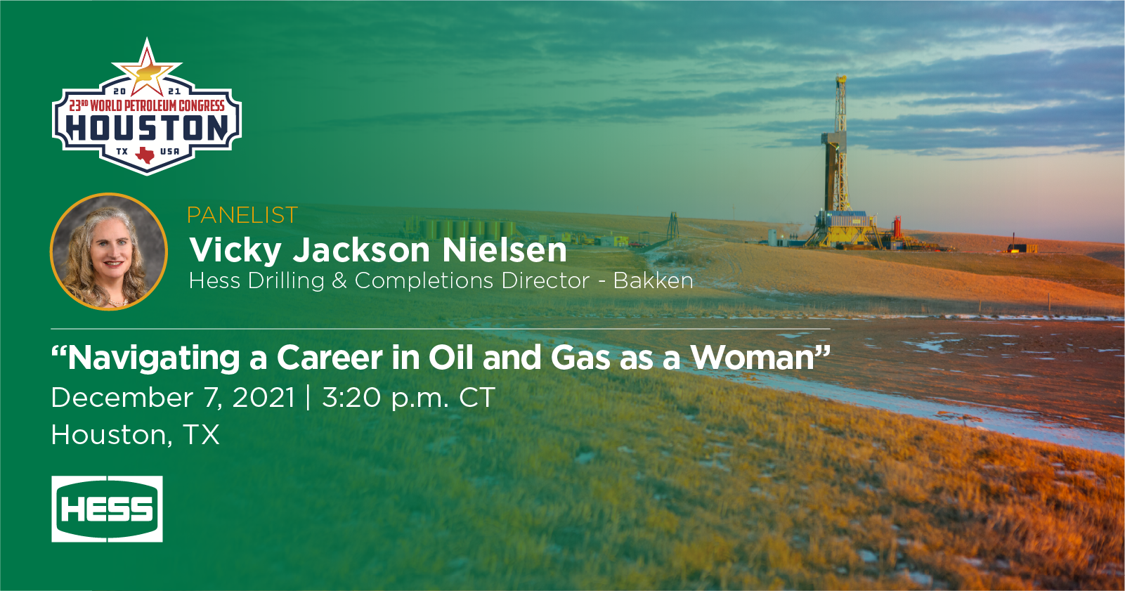 World Petroleum Congress Vicky Jackson Nielsen