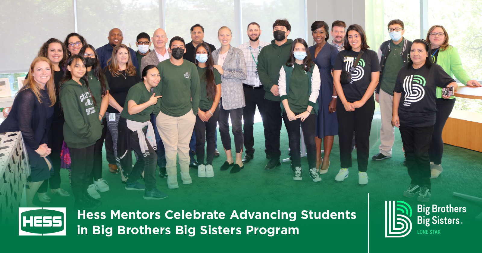 Hess Mentors Celebrate Advancing Students in Big Brothers Big Sisters Program